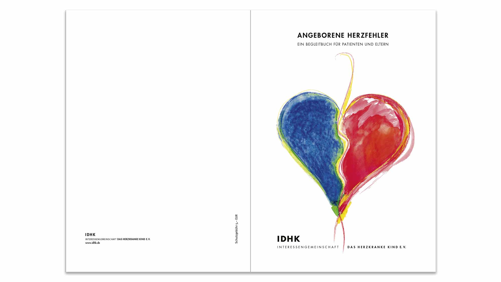 Titelseite der IDHK-Herzbroschüre
